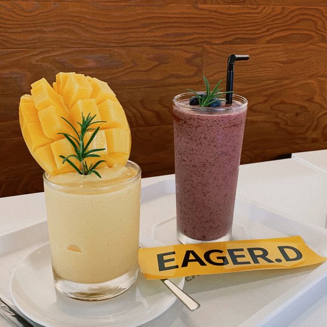 생과일 주스 맛집, 진주 이거디 카페 🍑🥭🍎🍋