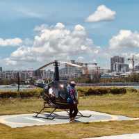 Helicopter Ride Over The South China Sea 