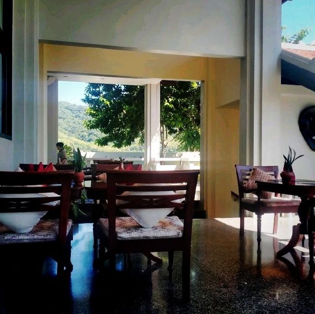 Coffee Bar at Luang prabang view 