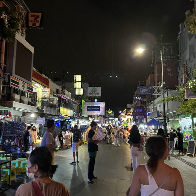 Night time view of Bangkok