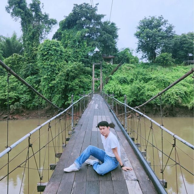 วัดท่าขนุน  ไหว้พระทำบุญ 🙏 ชมวิวเมืองทองผาภูมิ📸