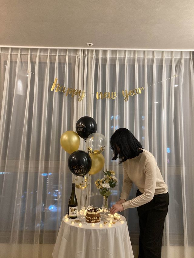 눈오는날 연말파티하기 좋은 깔끔한 호텔,광주 유탑 부티크호텔
