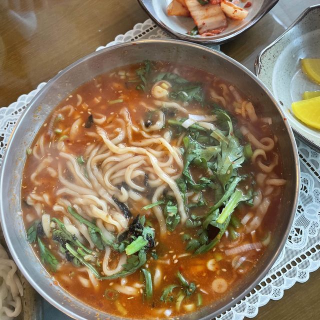 원주 별미 오징어칼국수🙌🙌