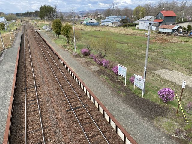地方駅の魅力。駅と併設！女満別大空町図書館。