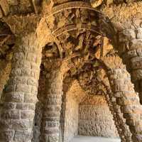 Park Guell ไม่ได้จองมา ไม่ได้เข้าด้านในนะ