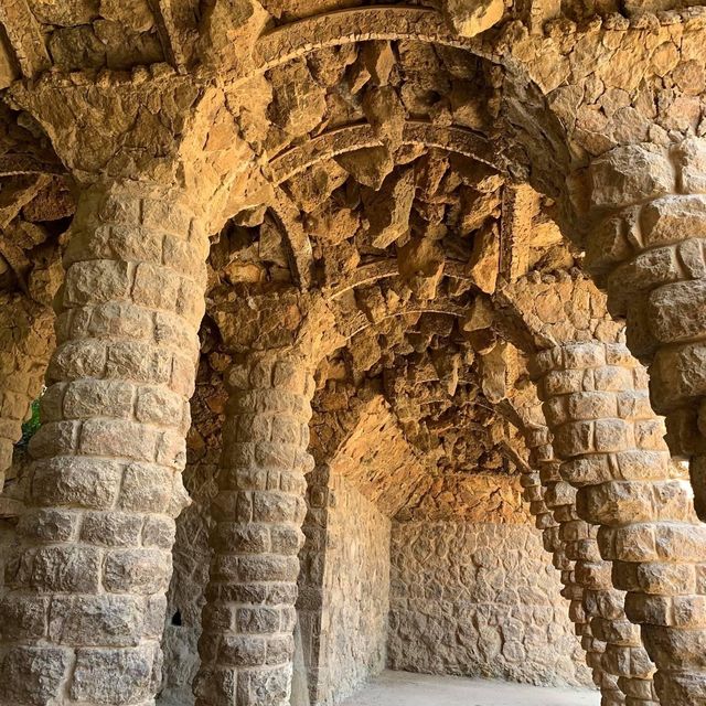 Park Guell ไม่ได้จองมา ไม่ได้เข้าด้านในนะ