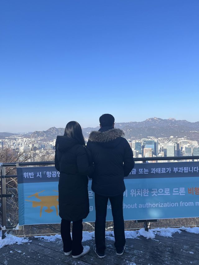  눈쌓인 서울 구경하기 딱인 남산 N서울타워☃️