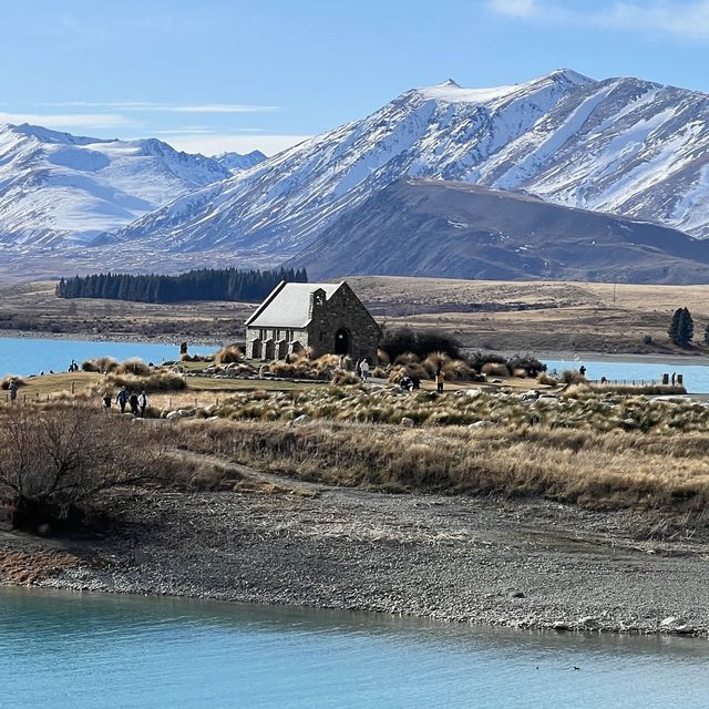 Lake Tekapo & Church of Good Shepherd 