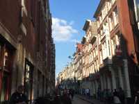 Walking during fall in Amsterdam 