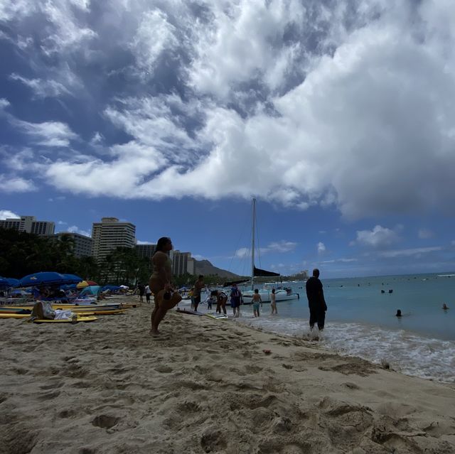 Waikiki Beach- Oahu’s most famous beach 