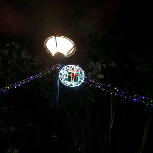 Christmas lights at Ma Wan