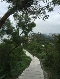 Jingshan Park in Zhuhai taking a cable car haa