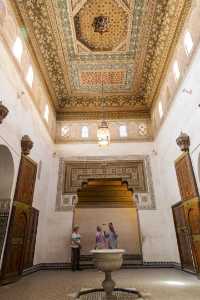 Visit the Royal Palace and Bahia Palace in Morocco.