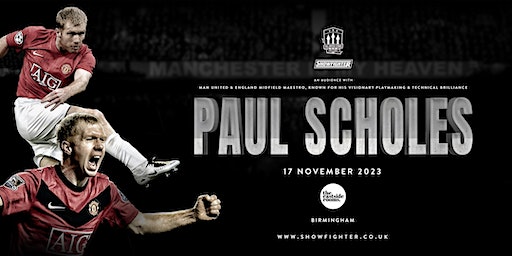 An audience with Paul Scholes | The Eastside Rooms