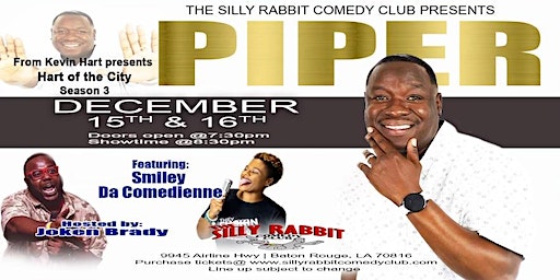 The Silly Rabbit Comedy Club Presents: Piper | Silly Rabbit Comedy Club