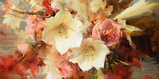 Laura Robb-Creating Dynamic Floral Compositions in Oil | Franciscan Life Process Center
