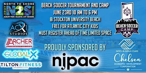 North to Shore Beach Soccer Tournament Presented by Atlantic City FC | 3705 Boardwalk