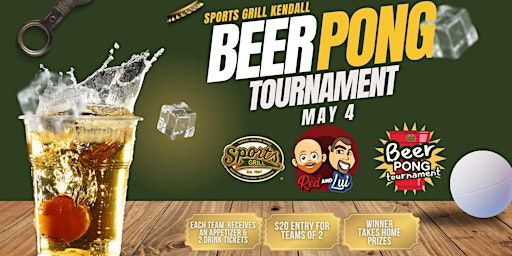 SPORTS GRILL BEER PONG TOURNAMENT | Sports Grill Kendall