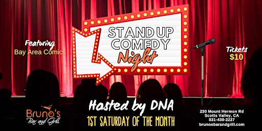 Bruno's Saturday Comedy Nights | 230 Mt Hermon Rd