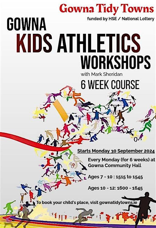 Gowna Kids 6-Week Athletics Workshops with Mark Sheridan (10-12 year olds) | St Brigid's Community Hall