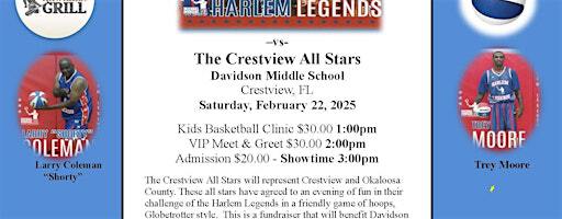 Harlem Legends Hoops & Health Celebrity Basketball Show | Davidson Middle School