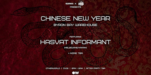 RAW x Le Rendezvous Ft. Hasvat Informant (Melb/Naarm) ⌖ Chinese New Year | OTHERWORLD Byron Bay