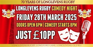 Comedy Night - at Longlevens Rugby | Longlevens RFC