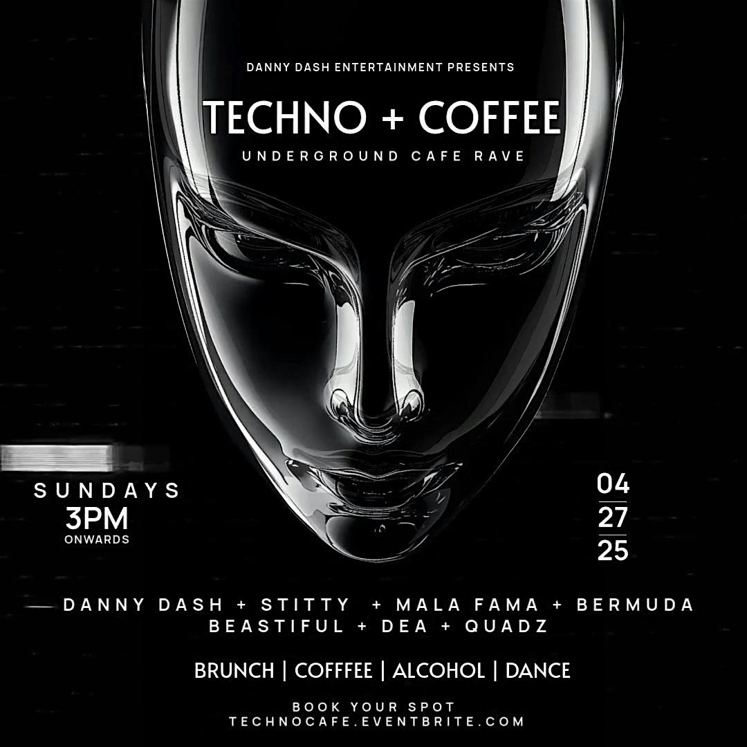 Techno + Coffee Underground Cafe Rave | Toasted Coffee + Kitchen