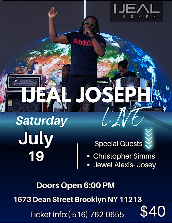 Ijeal Joseph Live | 1673 Dean St