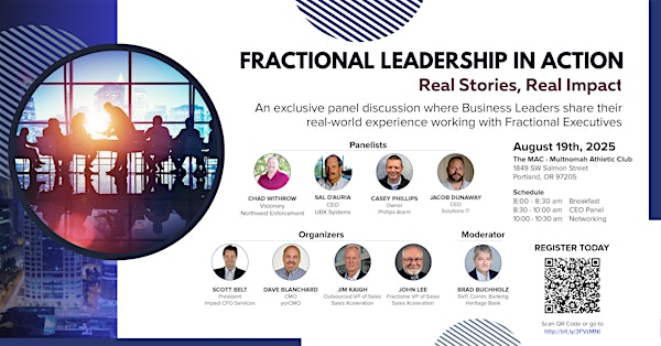 FRACTIONAL LEADERSHIP IN ACTION PORTLAND, OR - Real Stories, Real Impact | Multnomah Athletic Club