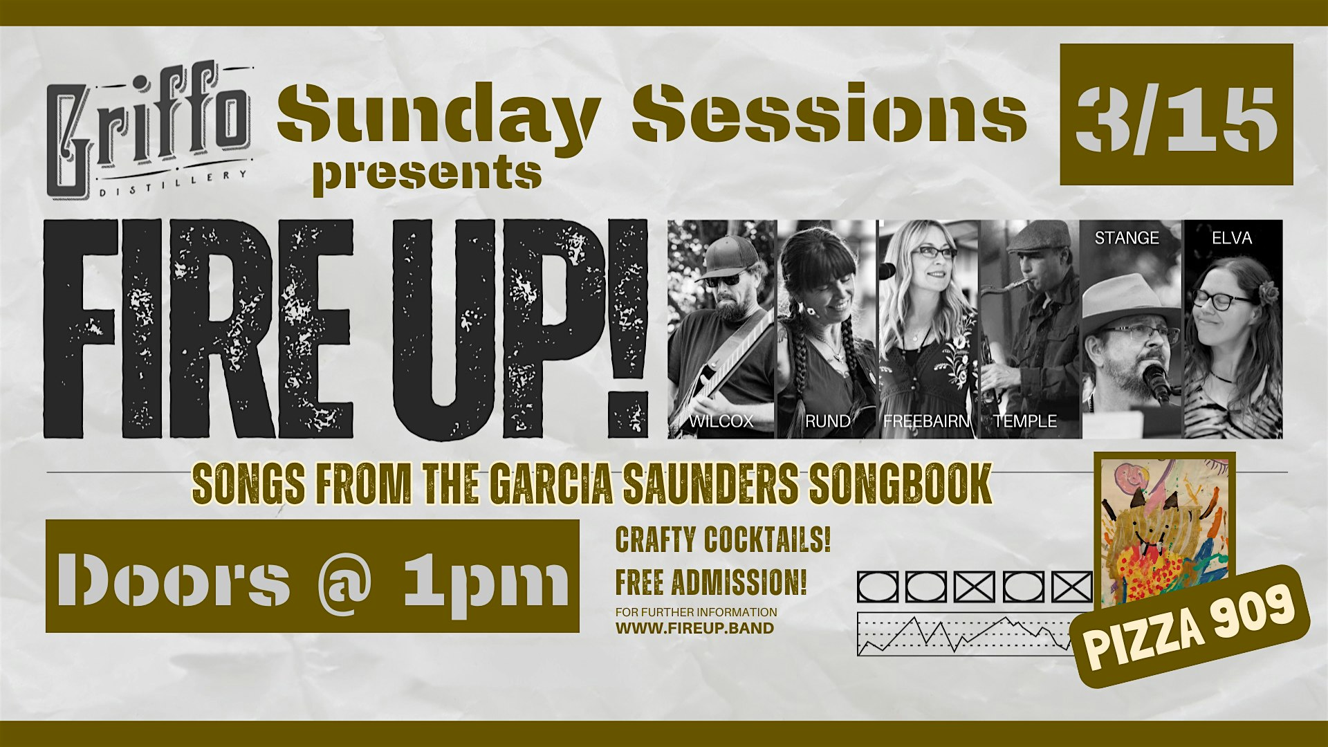Sunday Sessions w/ Fire Up! | Griffo Distillery & Tasting Bar