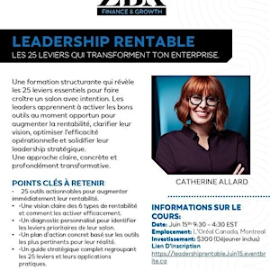 Leadership Rentable | L'Oreal Canada
