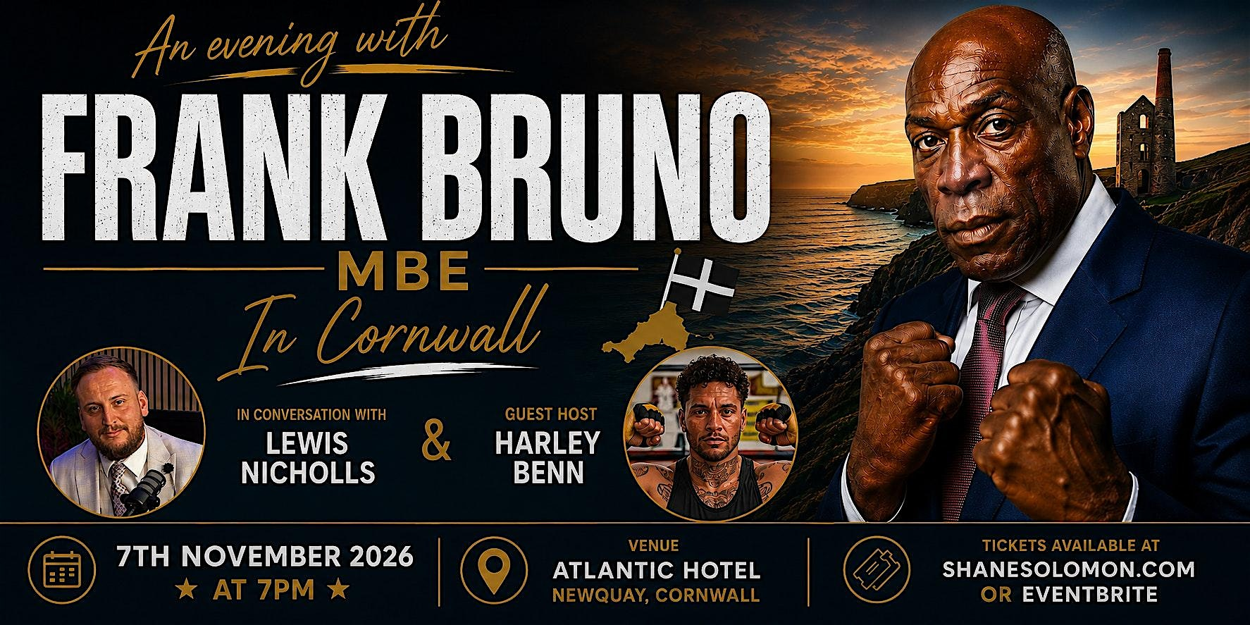 An Evening with Frank Bruno MBE | Atlantic Hotel