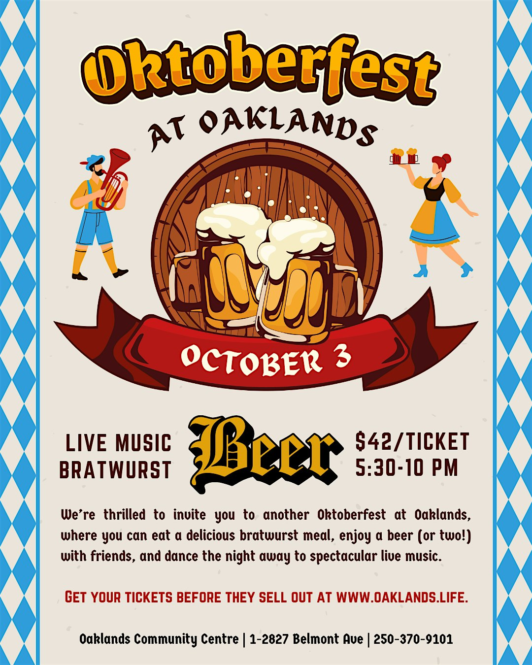 Oktoberfest at Oaklands 2026 | Oaklands Community Centre & Association