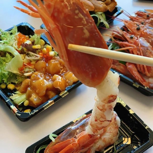 《食外賣啦..自取抵食魚生飯》