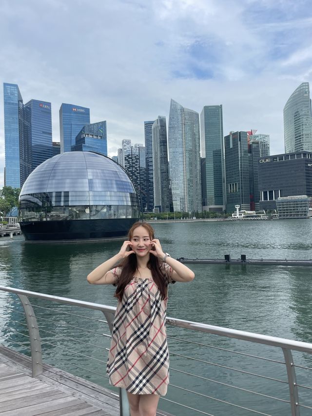 싱가포르의 도시적 풍경을 즐길 수 있는 마리나베이샌즈🏙