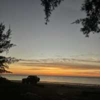 Sunset at Pancur Hitam Beach, Labuan