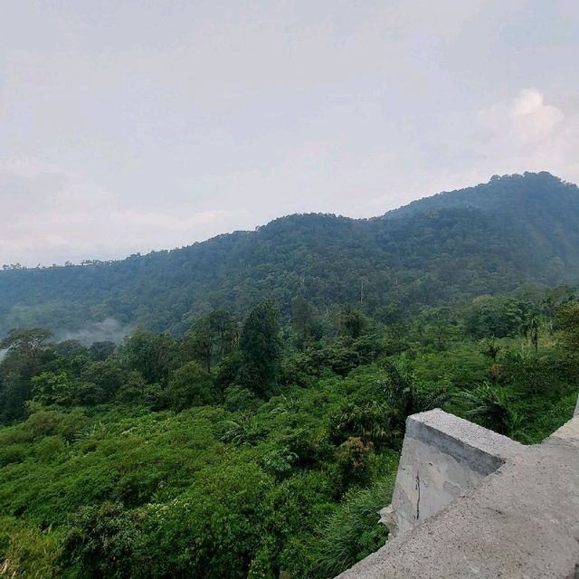 A perfect view from up here, Berastagi