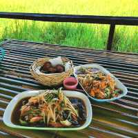 เดินสะพานสายรุ้งวิวทุ่งนา@ตะวัน นา คาเฟ่