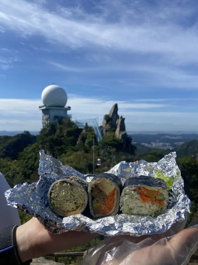 정상에서 먹는 김밥의 맛이란...💓 서울의 대표적인 등산 명소 관악산