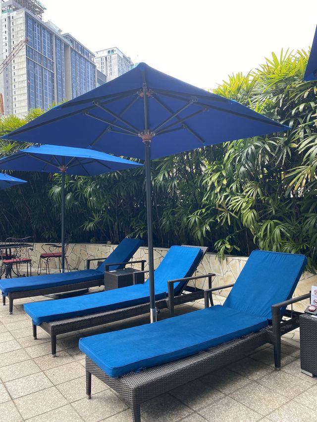 Pool with unparalleled view of KL city