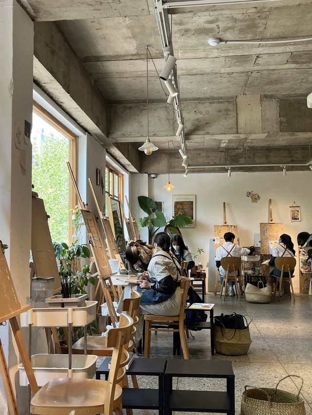 석촌호수 꽃과 나무 바라보며 그림그리기 “그림 제작소”🎨