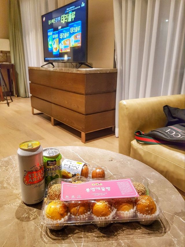 통영 스탠포드 호텔앤리조트, 생각보다 넓었던 디럭스 더블룸🏨
