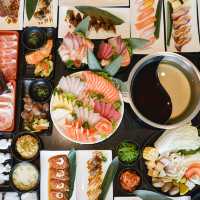บุฟเฟ่ต์ชาบูซูชิพรีเมียมกินได้ไม่อั้น2ชั่วโมง