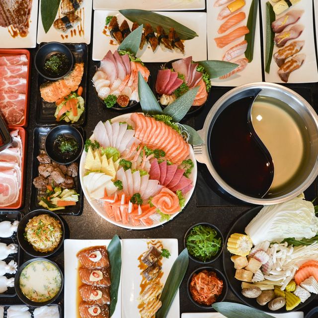 บุฟเฟ่ต์ชาบูซูชิพรีเมียมกินได้ไม่อั้น2ชั่วโมง
