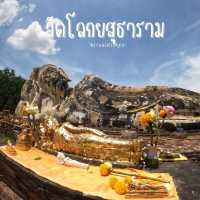 ชมพระนอนกลางแจ้งที่ใหญ่ที่สุดในอยุธยา