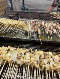 ตลาดนัดย่านพระราม9 ของกินเพียบ
