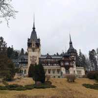 Beautiful Peles Castle in Sinaia, Romania 