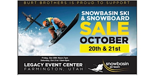 2023 Snowbasin Ski Team Ski & Board Sale (Farmington) | Legacy Events Center, South 1100 West, Farmington, UT, USA