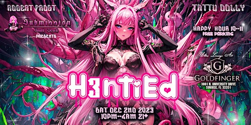 Submission Events Presents " H3NTIED | Goldfinger